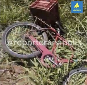 HOMEM É ENCONTRADO SEM VIDA AO LADO DE BICICLETA PRÓXIMO À HAVAN, EM ANÁPOLIS
