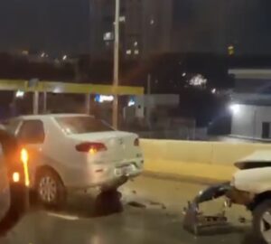 ENGAVETAMENTO EM TRECHO COM OBRAS DE MANUTENÇÃO DE RADARES CAUSA TRANSTORNOS NO TRÂNSITO NA BRASIL SUL